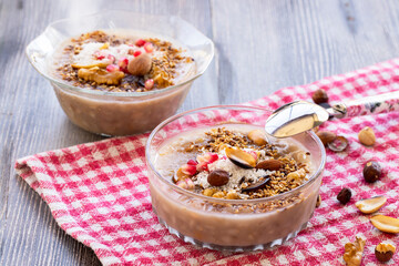 Traditional delicious Turkish dessert; Ashura (Asure)