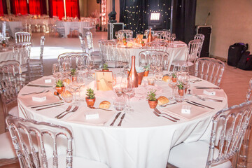 Décoration table mariage couple