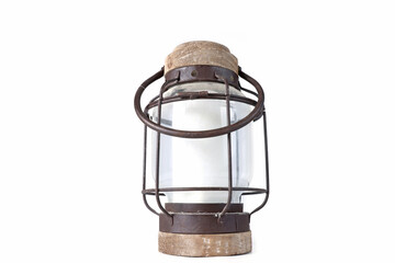 old candle lantern