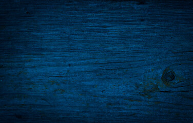 Navi blue wood old rough surface, dark indigo woody background, grunge texture. - obrazy, fototapety, plakaty