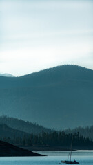 Sunrise over the mountains