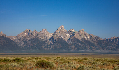 Grand Teton Range, Grand Teton National Park, Wyoming, USA