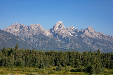 Fototapeta premium Grand Teton Range, Grand Teton National Park, Wyoming, USA