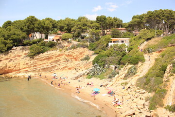 Village on the coast