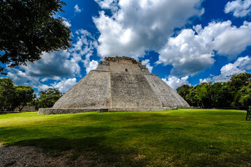 Maya temple Uxmal in Yucatan