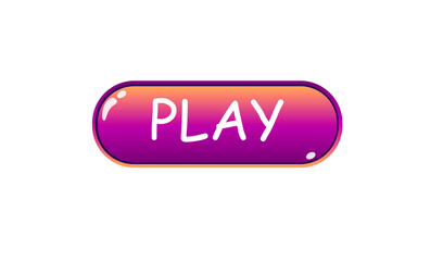 peach and purple button play