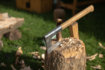 axe in the stump