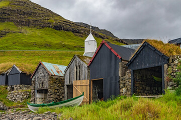 Fototapeta na wymiar Faroe Islands-Bøur