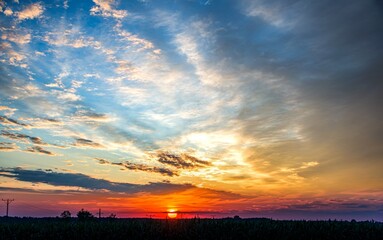 background clouds of dawn or sunset, Heaven religion