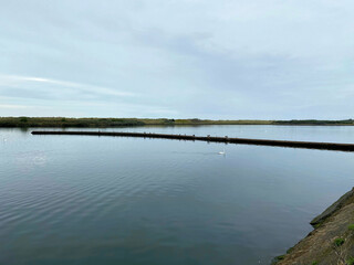 A view of the Marina Lake in Southport