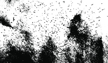 Rough black and white texture vector. Distressed overlay texture. Grunge background. Abstract textured effect. Vector Illustration. Black isolated on white background. EPS10