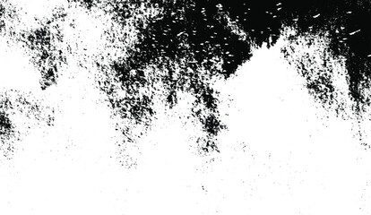 Rough black and white texture vector. Distressed overlay texture. Grunge background. Abstract textured effect. Vector Illustration. Black isolated on white background. EPS10