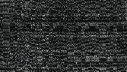 Vector fabric texture. Distressed texture of weaving fabric. Grunge background. Abstract halftone vector illustration. Overlay to create interesting effect and depth. Black isolated on white. EPS10.