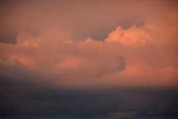 Wolken am Abendhimmel