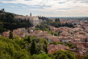 Fototapeta na wymiar View of a Verona city in Italy