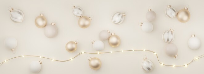 3d Banner Display for product and cosmetic presentation with Merry Christmas and Happy new year concept. Modern geometric. Platform for mock up and showing brand.