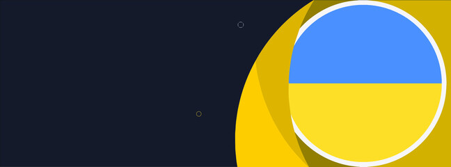 Ukraine web banner or social media cover