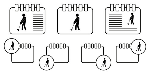 Golf Player icon. Silhouette of an athlete icon. Sportsman element icon. Premium quality graphic design. Signs, outline symbols collection icon for websites, web design on white background