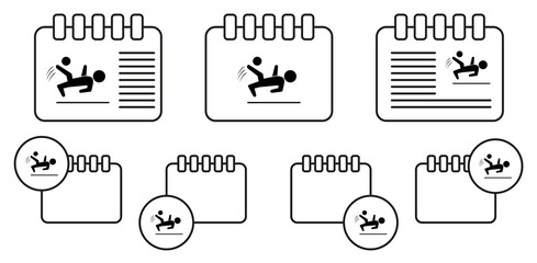 Soccer player hit the ball icon. Silhouette of an athlete icon. Sportsman element icon. Premium quality graphic design. Signs, outline symbols collection icon for websites