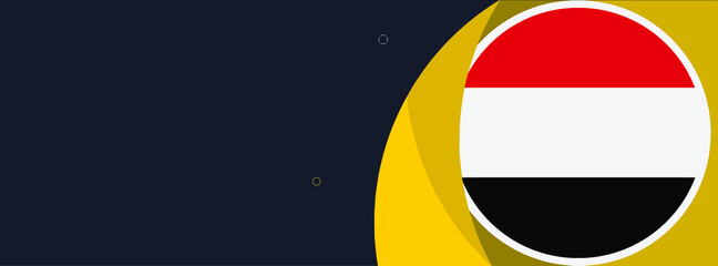 Yemen web banner or social media cover