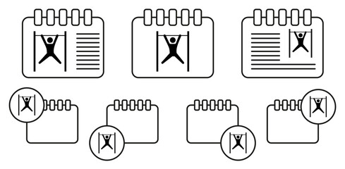 the athlete on a horizontal bar icon. Silhouette of an athlete icon. Sportsman element icon. Premium quality graphic design. Signs, outline symbols collection icon for websites on white background