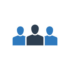 business team icon - group people icon