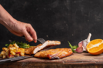 pork slaughter with potatoes