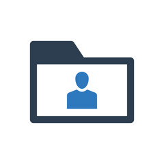 people data folder icon sign symbol