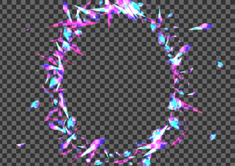 Bright Element Background Transparent Vector. Shimmer Celebration Template. Blur Greeting Wallpaper. Blue Vibrant. Twinkle Reflex Illustration.