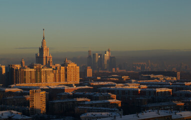 Night Moscow.