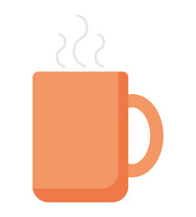 orange coffee cup