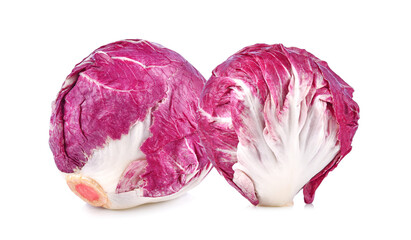 Obraz premium Radicchio, Red salad isolated on white background.