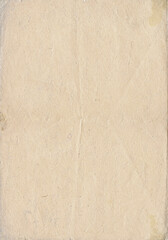 Vintage yellowish paper, vertical orient.