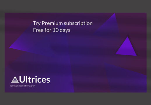 Slideshow Ad Layout with Vanishing Gradient