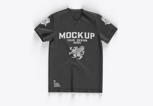 Men’S Sports T-Shirt Mockup.
