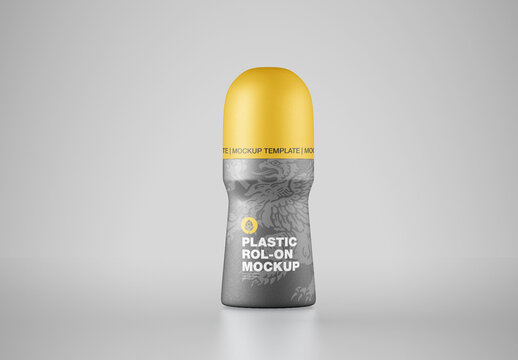 Plastic Roll-On Cosmetic Mockup