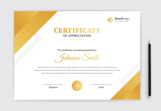 Gradient Golden Certificate Layout