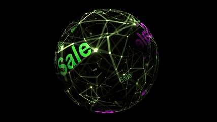 Sale on the web concept