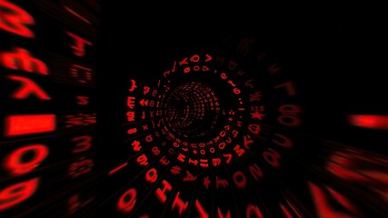 Driving through the binary data tunnel