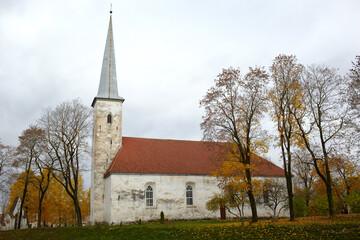 Fototapeta na wymiar Lutheran church, Johvi, Estonia.