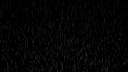 Heavy rain drop in rainy season effect on black screen. 3d rendering - obrazy, fototapety, plakaty