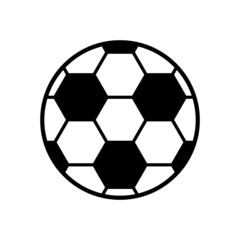 Football icon vector with simple and trendy design