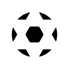 Football icon vector with simple and trendy design