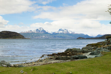 Fototapeta na wymiar Hoste island view, Tierra Del Fuego National Park, Argentina
