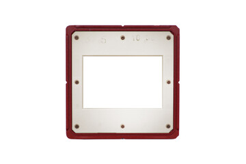 Slide plastic frame isolated on a white background