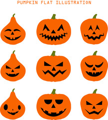 PUMPKIN FLAT ILLUSTRATION