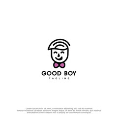 Good Boy design vector tamplate.
