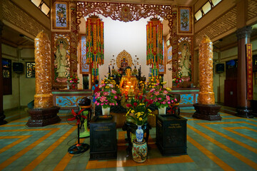 Nha Trang, Vietnam- 07 December 2014: Long Son Pagoda or Chua Long Son is a Buddhist temple in the city of Nha Trang
