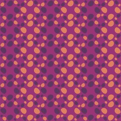 Rounded abstract seamless pattern - accent for any surfaces.