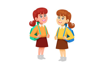 christmast party aset  illustration